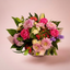 Soft-toned seasonal flower bouquet by Victoriana Florist Upper Hutt