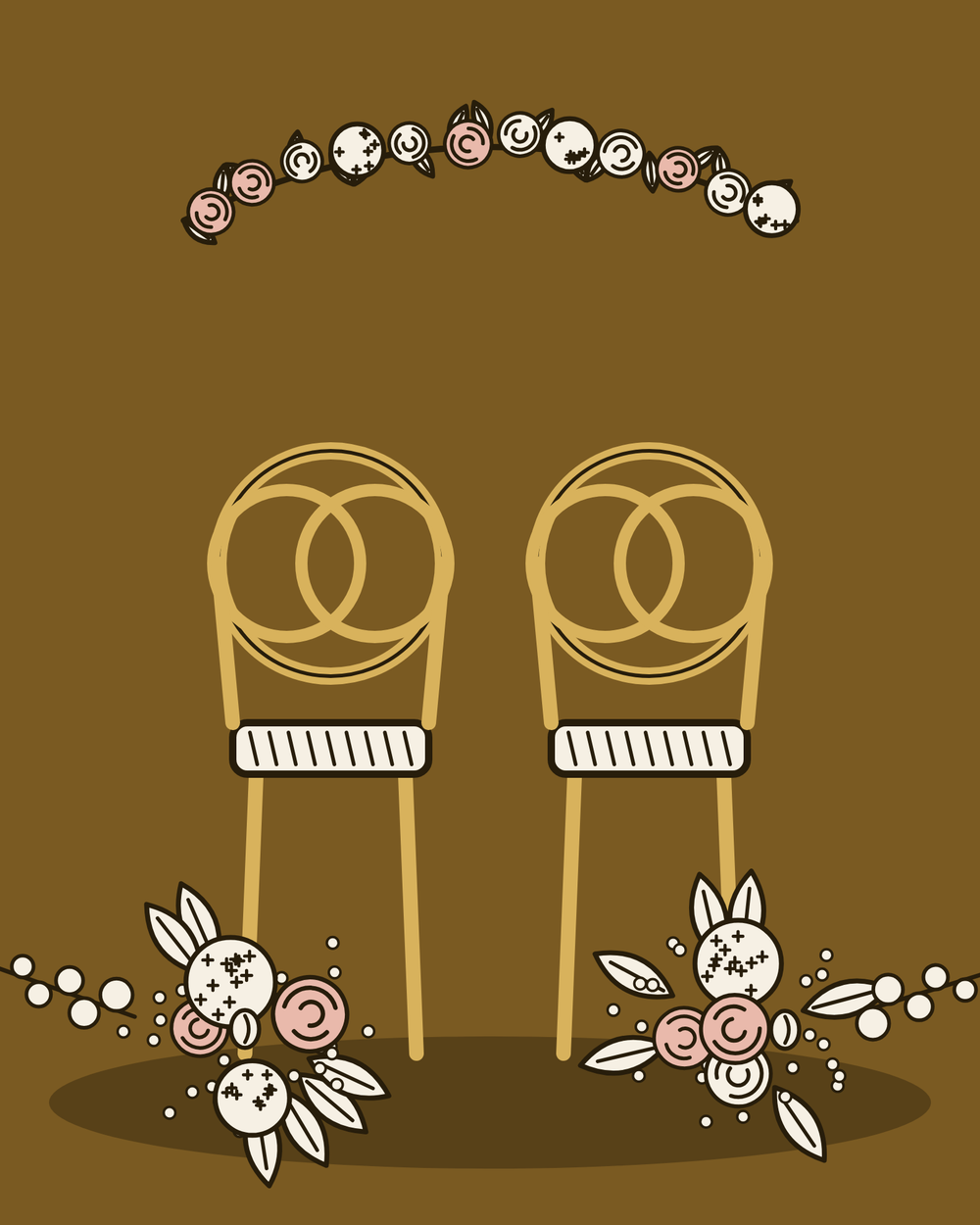 Head table and chairs
