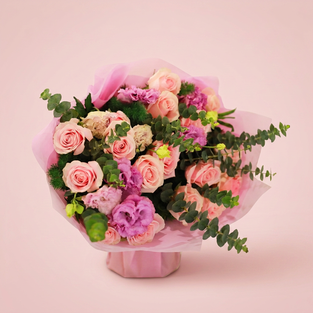 Deluxe bouquet of premium seasonal blooms by Victoriana Florist Wellington Main image