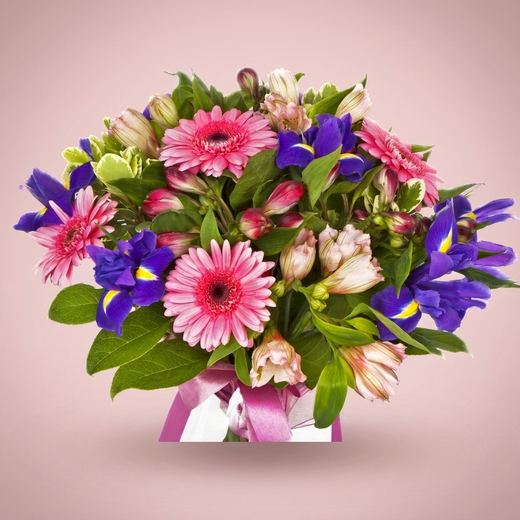 Pink and purple toned bouquet by Victoriana Florist Upper Hutt Main image