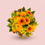 Yellow and gold toned seasonal bouquet by Victoriana Florist